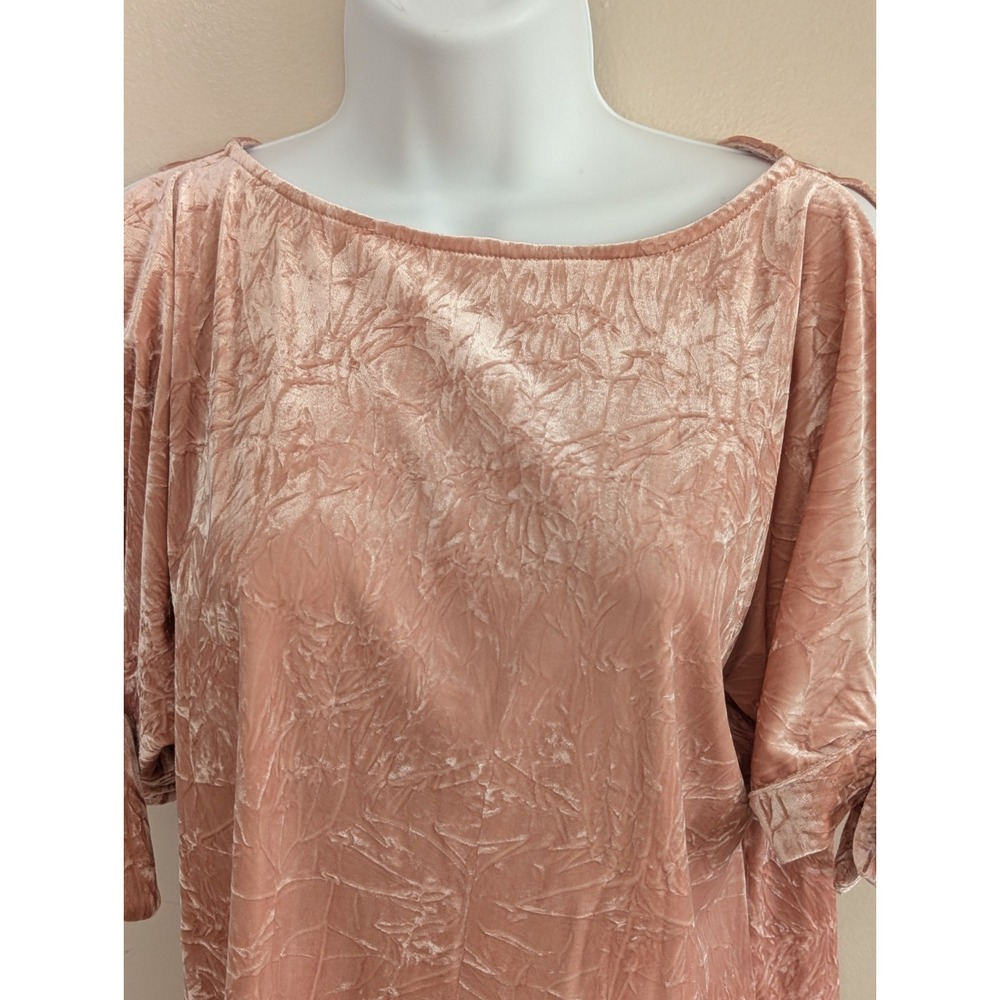 Anthropologie Maeve Crushed Velvet Short Slv Ties Size XS Fairy Soft Girl Glamor - Picture 7 of 15